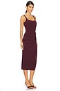 view 2 of 3 Karina Tuck Midi Dress in Plum