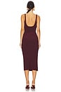 view 3 of 3 Karina Tuck Midi Dress in Plum