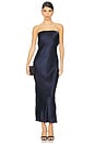 view 2 of 4 Moondance Strapless Dress in Ink