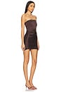 view 2 of 3 Symone Mini Dress in Dark Chocolate