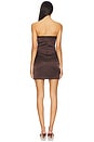 view 3 of 3 Symone Mini Dress in Dark Chocolate