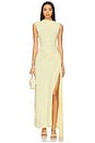 view 1 of 4 Greta Twist Maxi Dress in Butter Yellow