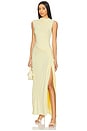 view 3 of 4 Greta Twist Maxi Dress in Butter Yellow