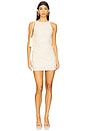 view 1 of 4 Peyson Mini Dress in Cream & Black Stripe
