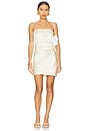 view 1 of 3 Symone Strapless Mini Dress in Ice Yellow