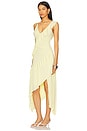 view 3 of 4 Marnie Asymmetrical Dress in Butter