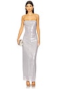 view 1 of 4 Aishya Maxi Dress in Lilac Grey