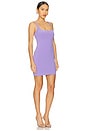 view 3 of 4 Reina Mini Dress in Grape