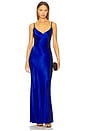 view 1 of 3 Sol Tie Maxi Dress in Mediterranean Blue