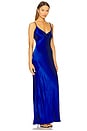 view 2 of 3 Sol Tie Maxi Dress in Mediterranean Blue