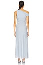 view 4 of 5 Esra Maxi Dress in Sky Blue Stripe