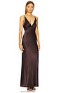view 2 of 3 Moon Dance Maxi Dress in Dark Chocolate