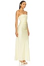 view 3 of 4 Eternity Strapless Maxi Dress in Ice Yellow