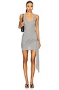 view 1 of 4 Kody Rib Mini Dress in Grey Marle