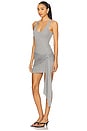 view 3 of 4 Kody Rib Mini Dress in Grey Marle