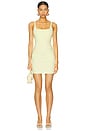 view 1 of 3 ROBE COURTE KARINA in Ice Yellow