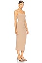view 2 of 4 VESTIDO MIDI COM PREGAS KARINA in Camel