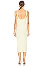 view 4 of 4 Be Mine Square Neck Dress in Ice Yellow