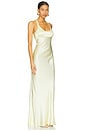 view 2 of 3 Maxina Crossover Dress in Ice Yellow