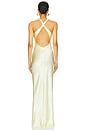 view 3 of 3 Maxina Crossover Dress in Ice Yellow