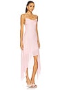 view 2 of 3 Tallis Asymmetric Dress in Powder Pink