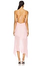 view 3 of 3 Tallis Asymmetric Dress in Powder Pink