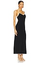view 2 of 3 Ravyn Halter Maxi Dress in Black & White