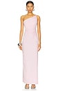 view 2 of 4 Apolline Asymmetric Maxi Dress in Powder Pink