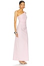view 3 of 4 Apolline Asymmetric Maxi Dress in Powder Pink