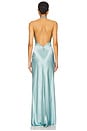 view 3 of 3 Frida Halter Dress in Sea Spray