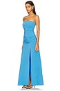 view 2 of 3 MAXIDRESS SIN TIRANTES ANGELINA in Mid Blue