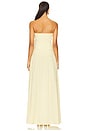 view 3 of 3 Dante Strapless Dress in Ice Yellow