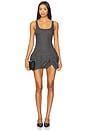 view 1 of 4 Shae Mini Dress in Charcoal
