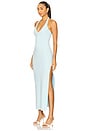view 2 of 3 Ariven Halter Maxi Dress in Sky Blue