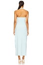 view 3 of 3 Ariven Halter Maxi Dress in Sky Blue