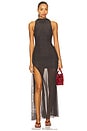 view 1 of 3 Blaine Drape Maxi Dress in Cedar