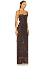 view 2 of 5 Arielle Slip Maxi Dress in Dark Chocolate