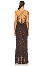 view 3 of 5 Arielle Slip Maxi Dress in Dark Chocolate