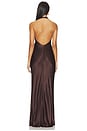 view 3 of 3 x REVOLVE Frida Halter Dress in Dark Chocolate