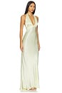 view 2 of 3 x REVOLVE Frida Halter Dress in Ice Yellow