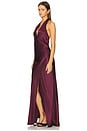 view 2 of 3 Elisia Wrap Maxi Dress in Plum