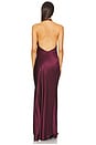 view 3 of 3 Elisia Wrap Maxi Dress in Plum
