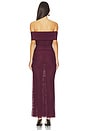 view 3 of 3 Poppy Gathered Maxi Dress in Plum