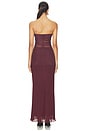 view 3 of 3 Noemi Strapless Dress in Plum