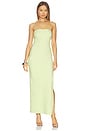 view 1 of 3 Reina Strapless Maxi Dress in Lime