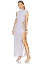 view 3 of 4 Conni Twist Maxi Dress in Wisteria & Taupe
