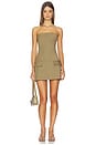 view 1 of 3 Faye Strapless Mini Dress in Olive