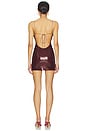 view 3 of 5 МИНИ ПЛАТЬЕ CELESTIA in Plum