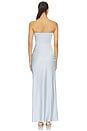 view 3 of 3 Eternity Strapless Maxi Dress in Dusty Blue