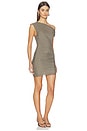 view 2 of 3 Brenna Pintuck Mini Dress in Khaki